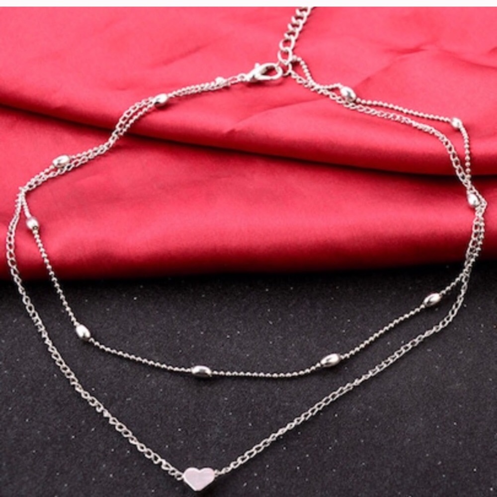 Dainty Heart Necklace - Picture 3 of 4